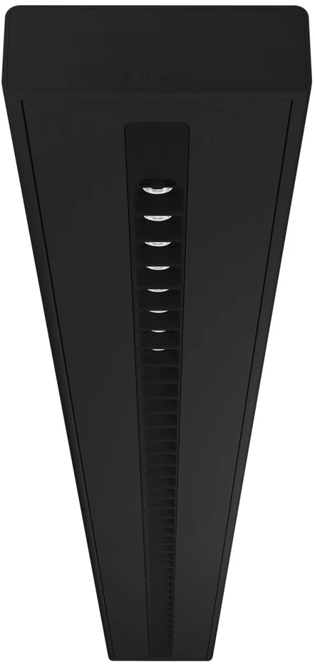 69/63/61/53 W LED linijinis šviestuvas LINEAR INDIVILED DIRECT/INDIRECT 1500, juodas, 4000K, su 3h avariniu moduliu
