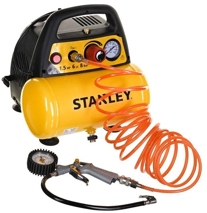 Kompresorius Stanley DN 200/8/6 + 6 priedai
