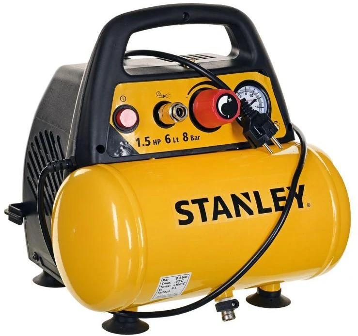 Kompresorius Stanley DN 200/8/6 + 6 priedai