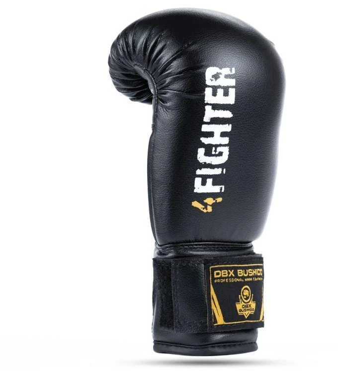 BUSHIDO 6oz bokso pirštinės vaikams – 4Fighter juodos