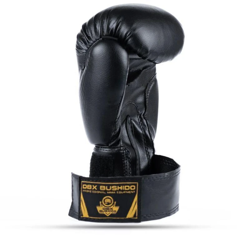 BUSHIDO 6oz bokso pirštinės vaikams – 4Fighter juodos