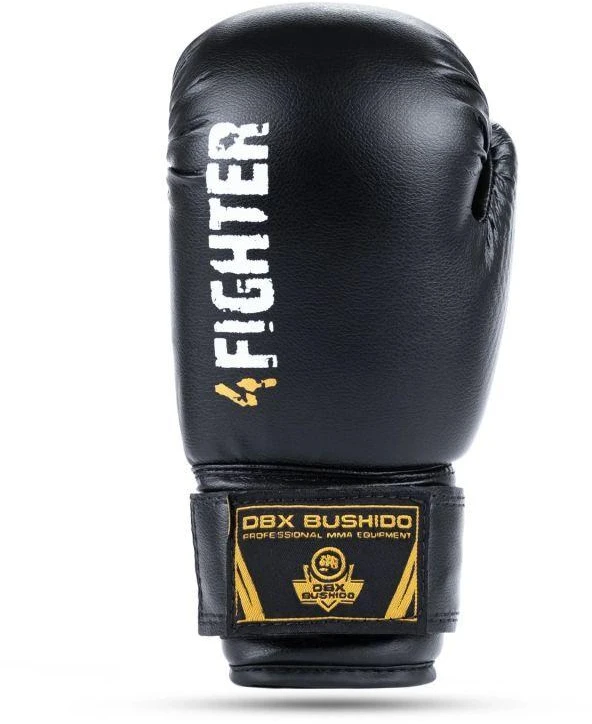 BUSHIDO 6oz bokso pirštinės vaikams – 4Fighter juodos