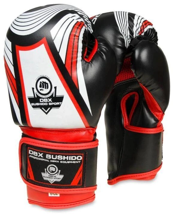 BUSHIDO 6oz Bokso Pirštinės Vaikams - Jaunimo Raudonos