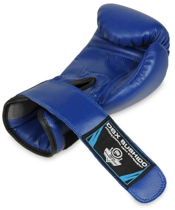 BUSHIDO 6oz Vaikiškos bokso pirštinės - 4Fighter Mėlynos