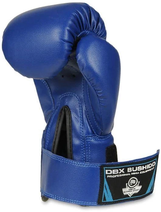 BUSHIDO 6oz Vaikiškos bokso pirštinės - 4Fighter Mėlynos
