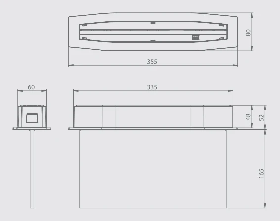 6W avarinis/evakuacinis šviestuvas SUPREMA D-std M 3H AT IP54 PT-S, baltas