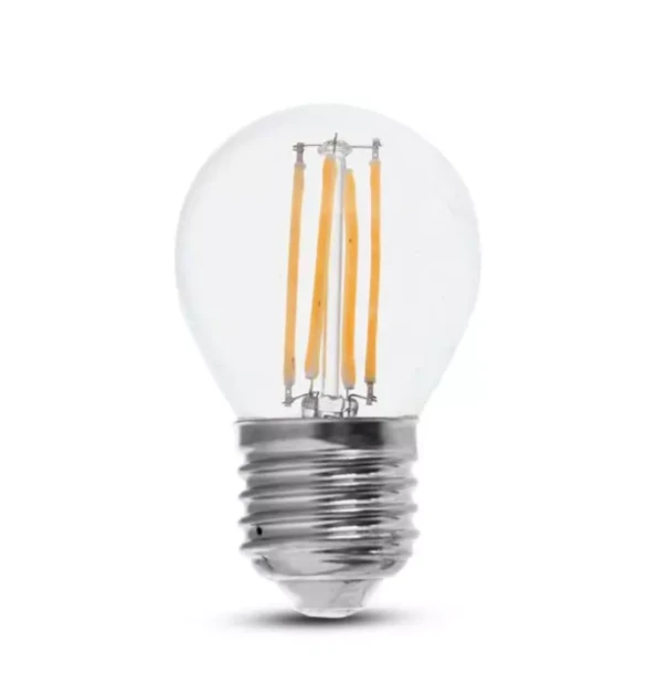 V-tac 6W LED filamentinė lemputė, E27, G45, 3000K