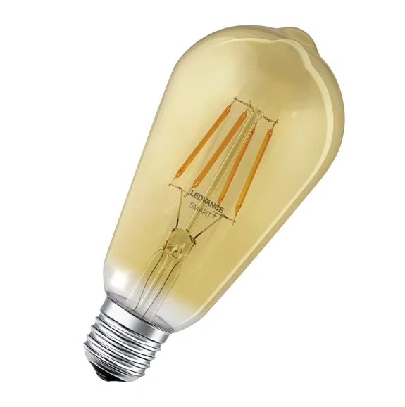 6W LED filamentinė lemputė SMART+, E27, aukso sp., 2400K, dimeriuojama