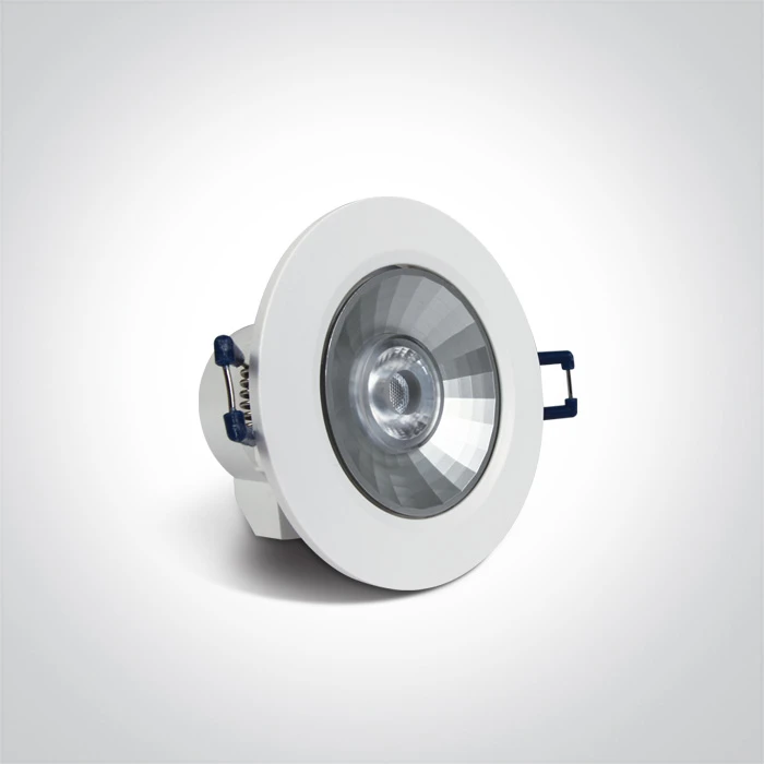 6W LED įleidžiamas pakreipiamas šviestuvas, 3000K, 11106K/W