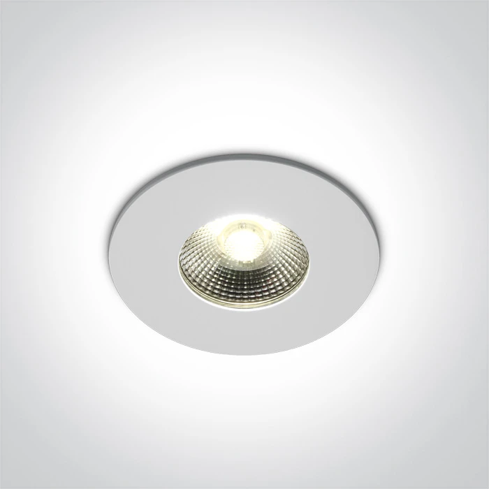 6W LED įleidžiamas šviestuvas, 3000K, 10106PF/W