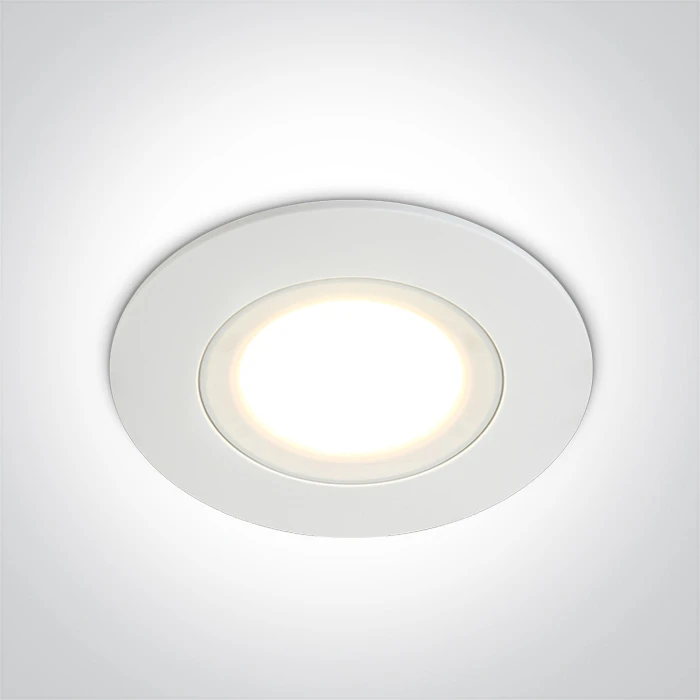 6W LED įleidžiamas šviestuvas, 4000K, 10106P/W/C