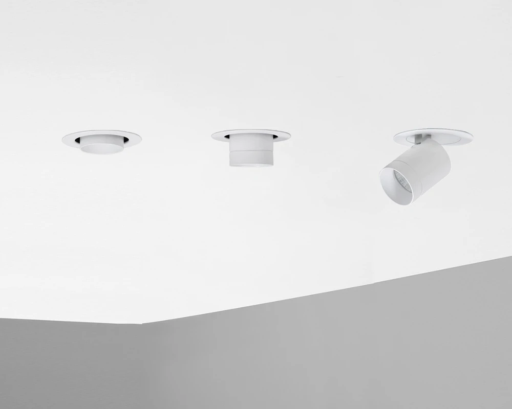 6W LED įleidžiamo montavimo ištraukiamas/pakreipiamas šviestuvas PAW, baltas, 3000K, 50˚
