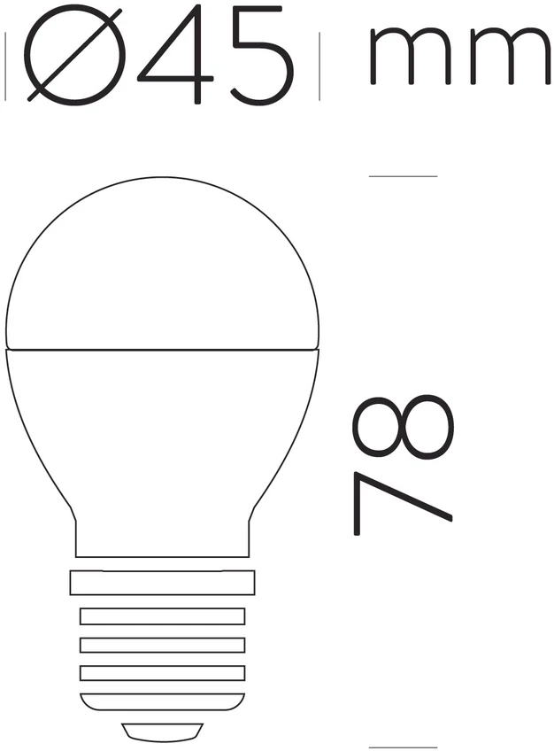 6W LED lemputė, E27, 2700K, 190°, ACB62592