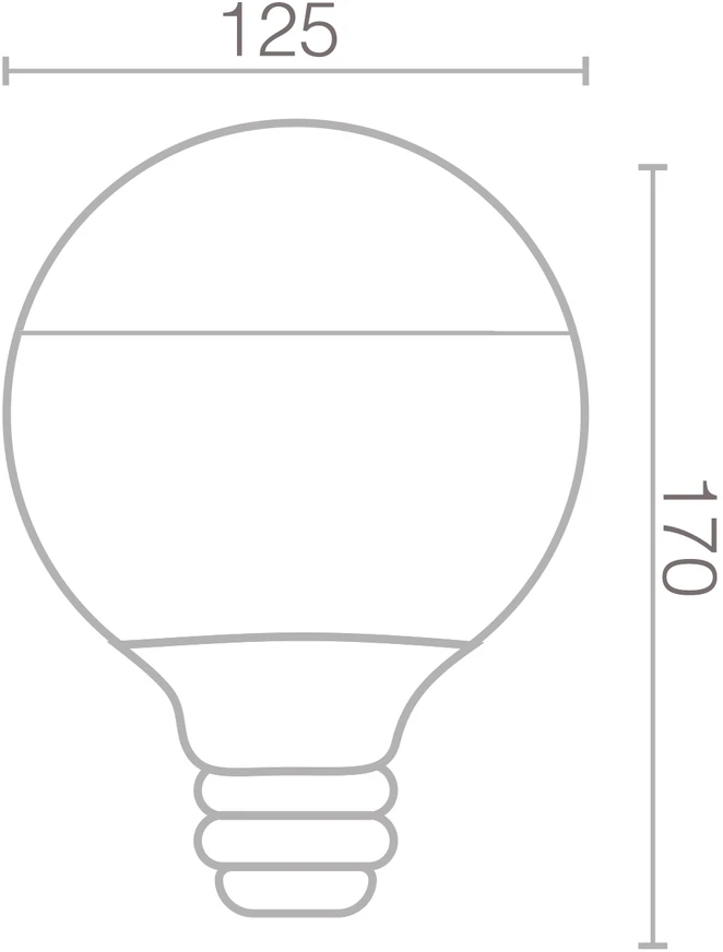6W LED lemputė, E27, 2700K, ACB62504