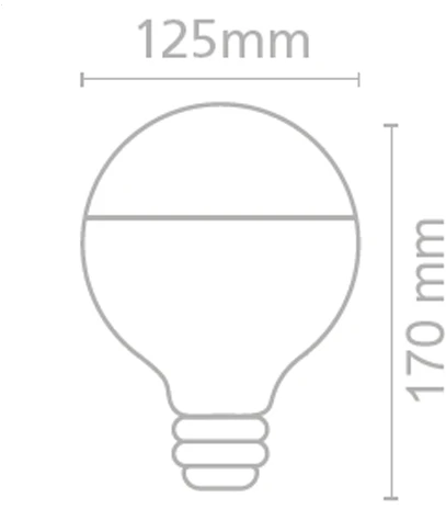 6W LED lemputė, E27, 2700K, ACB62605