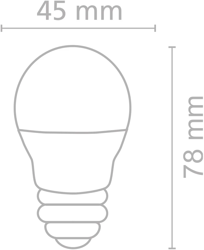6W LED lemputė, E27, 4000K, ACB62126