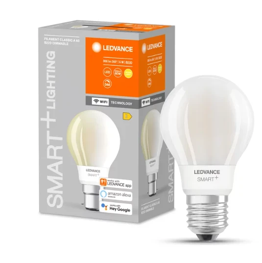 6W LED lemputė SMART WiFi, B22, 2700K, dimeriuojama