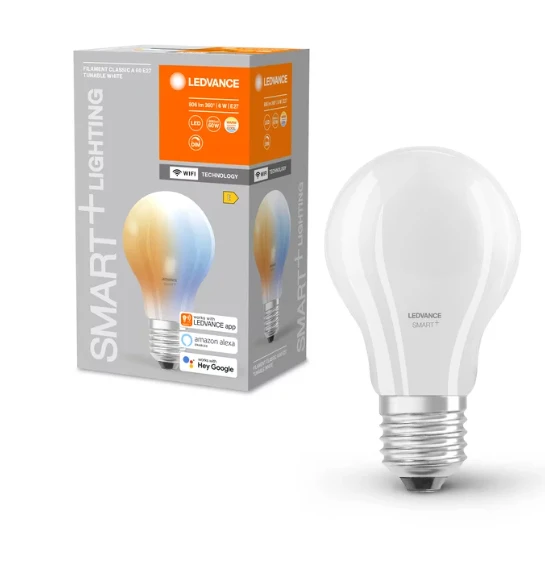 6W LED lemputė SMART WiFi, E27, 2700-6500K, dimeriuojama