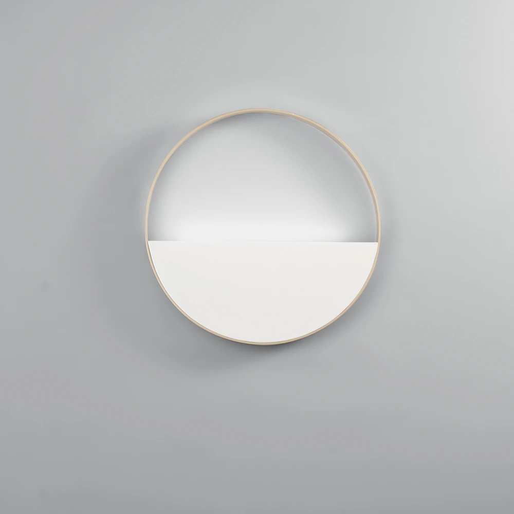 6W LED lubinis šviestuvas ALBA, baltos/aukso sp., CCT