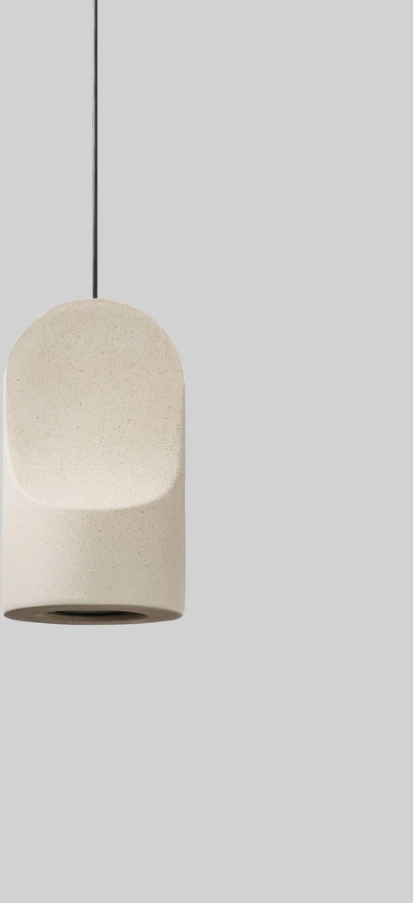 6W LED pakabinamas šviestuvas PARGA CERAMIC 1, juodas, 2700K, dimeriuojamas