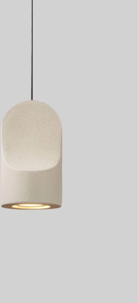 6W LED pakabinamas šviestuvas PARGA CERAMIC 1, juodas, 2700K, dimeriuojamas