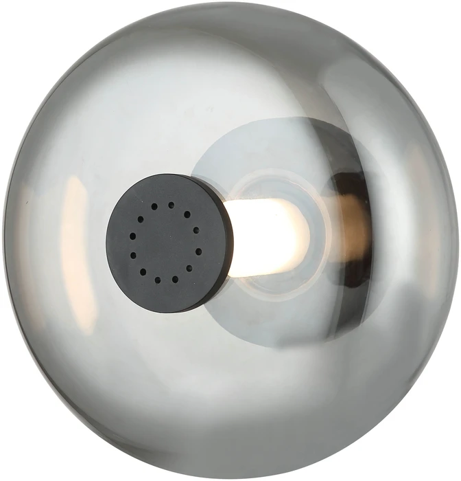6W LED sieninis šviestuvas AVERY, juodos/dūmų sp., 3000K, 4302600