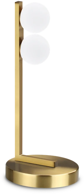 Ideal Lux 6W LED stalo šviestuvas PING PONG, žalvario sp., 3000K, 328300