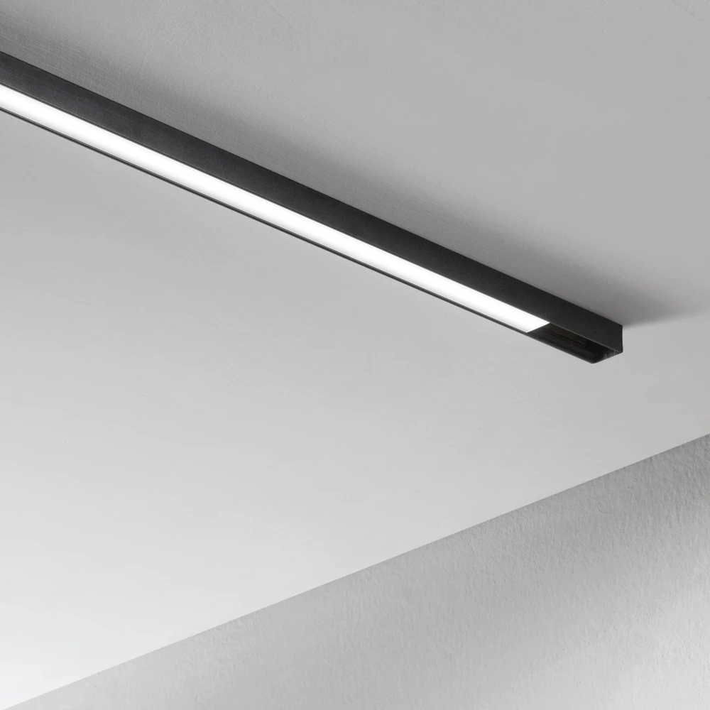 6W LED šviestuvas į magnetinės sistemos STICK bėgelį, juodas, 3000K, dimeriuojamas, 329444