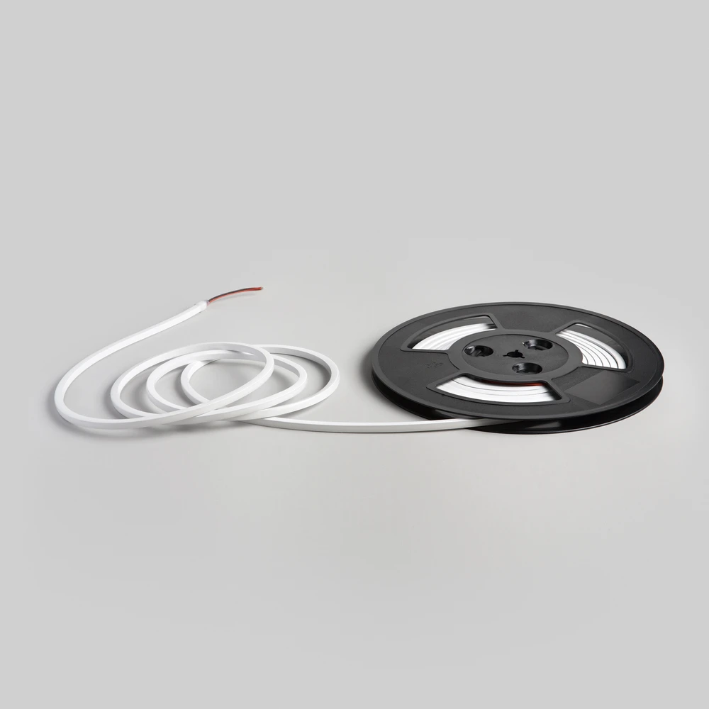 6W/m LED FLEX juosta, 120LED/m, 3000K, IP65, 24V, 5m ritė