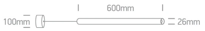 6W pakabinamas šviestuvas, juodas, 3000K, 63108A/B/W