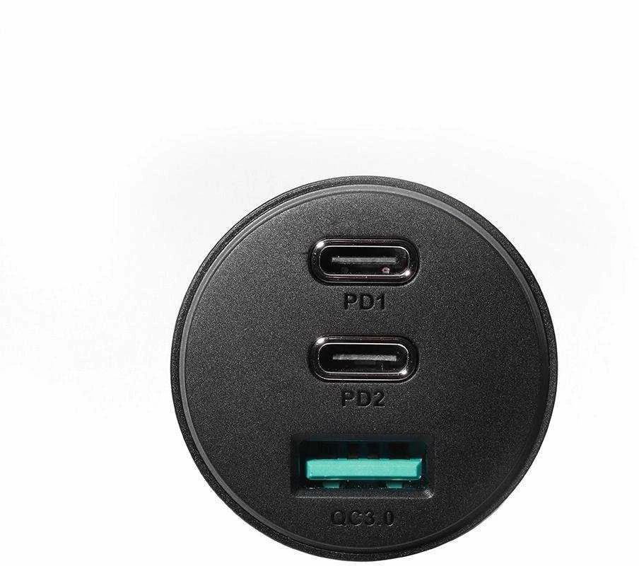 Automobilinis įkroviklis Joyroom JR-CL26, 2x USB-C PD, 1x USB 70W (juodas)