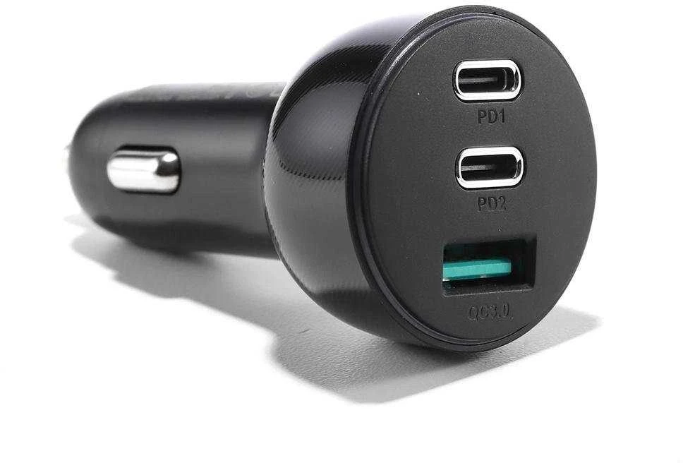 Automobilinis įkroviklis Joyroom JR-CL26, 2x USB-C PD, 1x USB 70W (juodas)