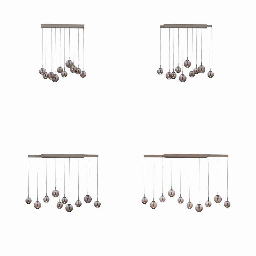 70W LED pakabinamas šviestuvas E-INFINITY, bronzos sp., 2200-5000K, dimeriuojamas, reguliuojamo ilgio