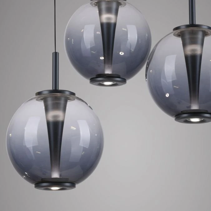70W LED pakabinamas šviestuvas E-INFINITY, pilkos sp., 2200-5000K, dimeriuojamas, reguliuojamo ilgio