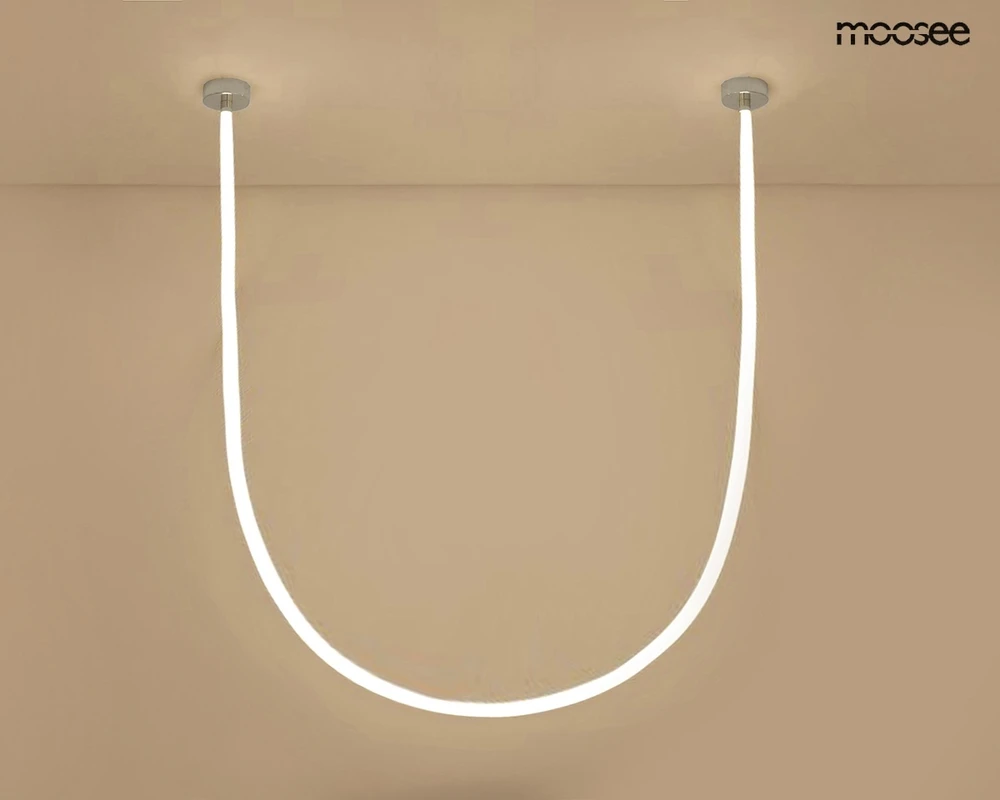 70W LED pakabinamas šviestuvas LASSO 800 SMART, sidabro sp., 3000/4000K