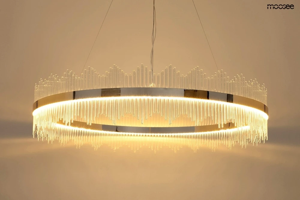 71W LED pakabinamas šviestuvas FLORENS 120, aukso sp., 3000K