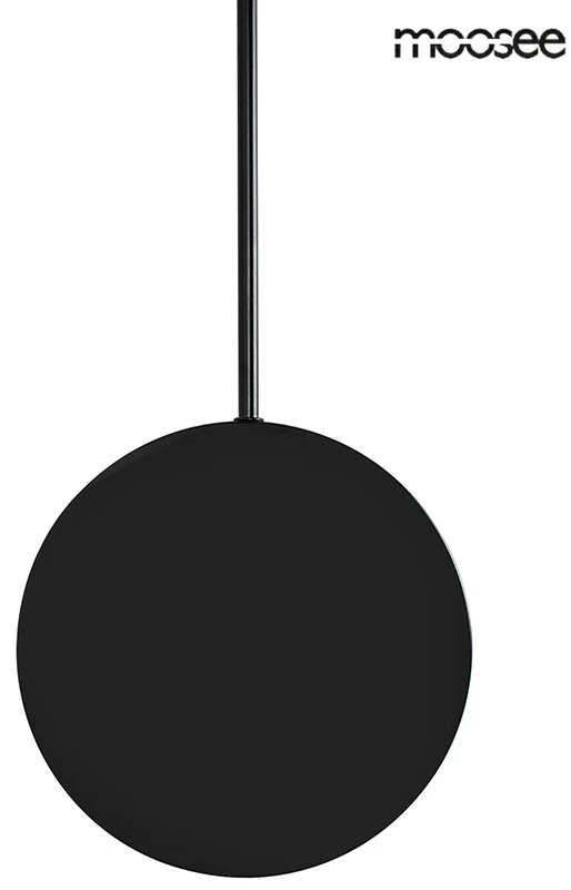72W LED sieninis šviestuvas SHADOW 6, juodas, 3000K