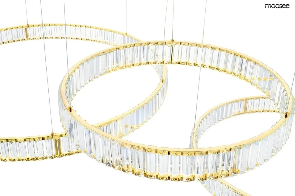74W LED pakabinamas šviestuvas LIBERTY 3A, aukso sp., 3000K