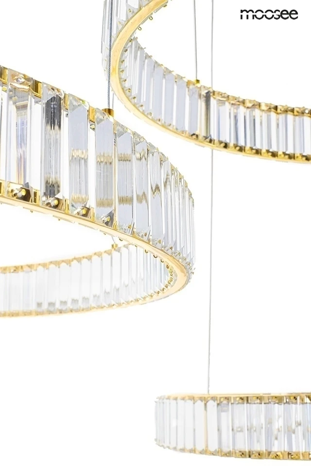 74W LED pakabinamas šviestuvas LIBERTY 3A, aukso sp., 3000K