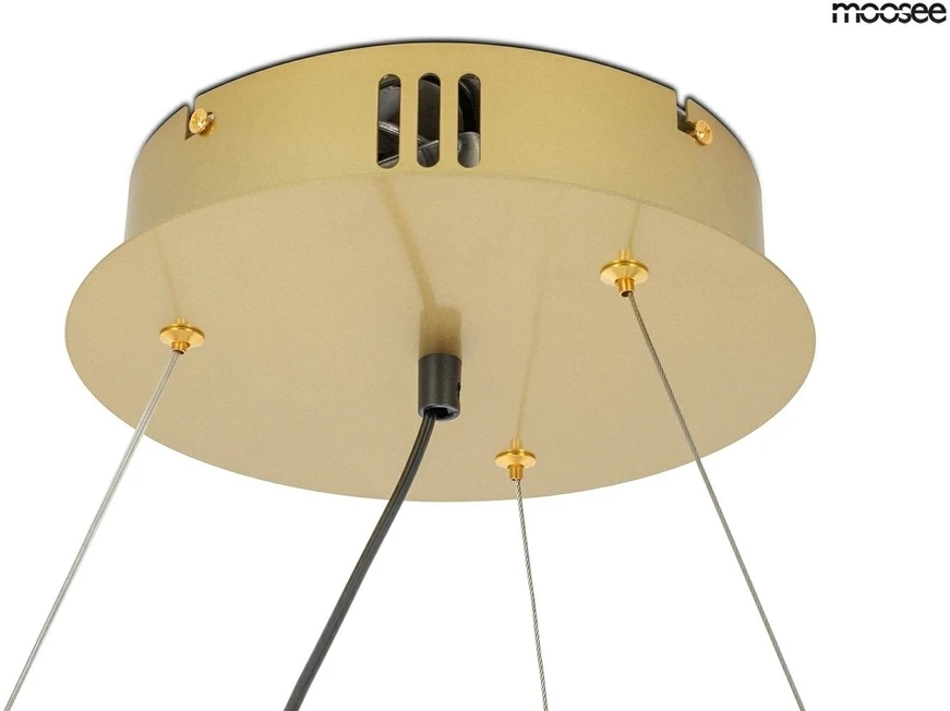 75,8W LED pakabinamas šviestuvas CIRCLE SPOT 98, aukso sp., 3000K