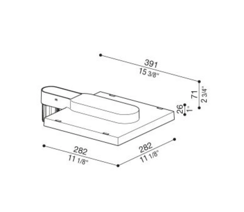 75W LED gatvės šviestuvas KAI 2, juodas, 3000K, 50°x150°