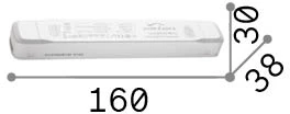 75W LED maitinimo šaltinis linijinei sistemai DEVA, 332659