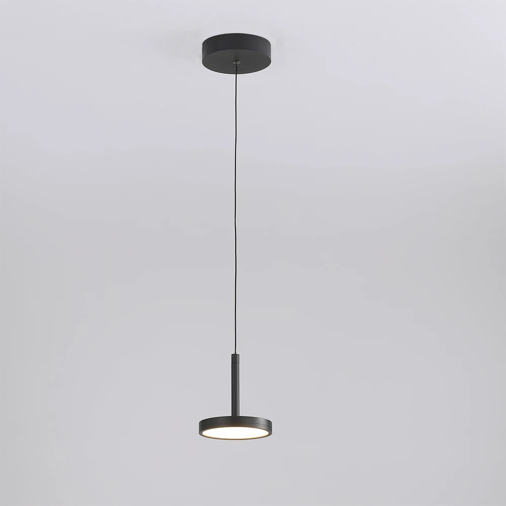 7,5W LED pakabinamas šviestuvas CORVUS, juodas, 3000K, dimeriuojamas, C3945002NDP
