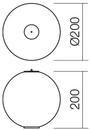 7,5W LED šviestuvo tarpinė dalis - detalė BILIA, balta, 3000K, IP44, LSD01-2249SWH