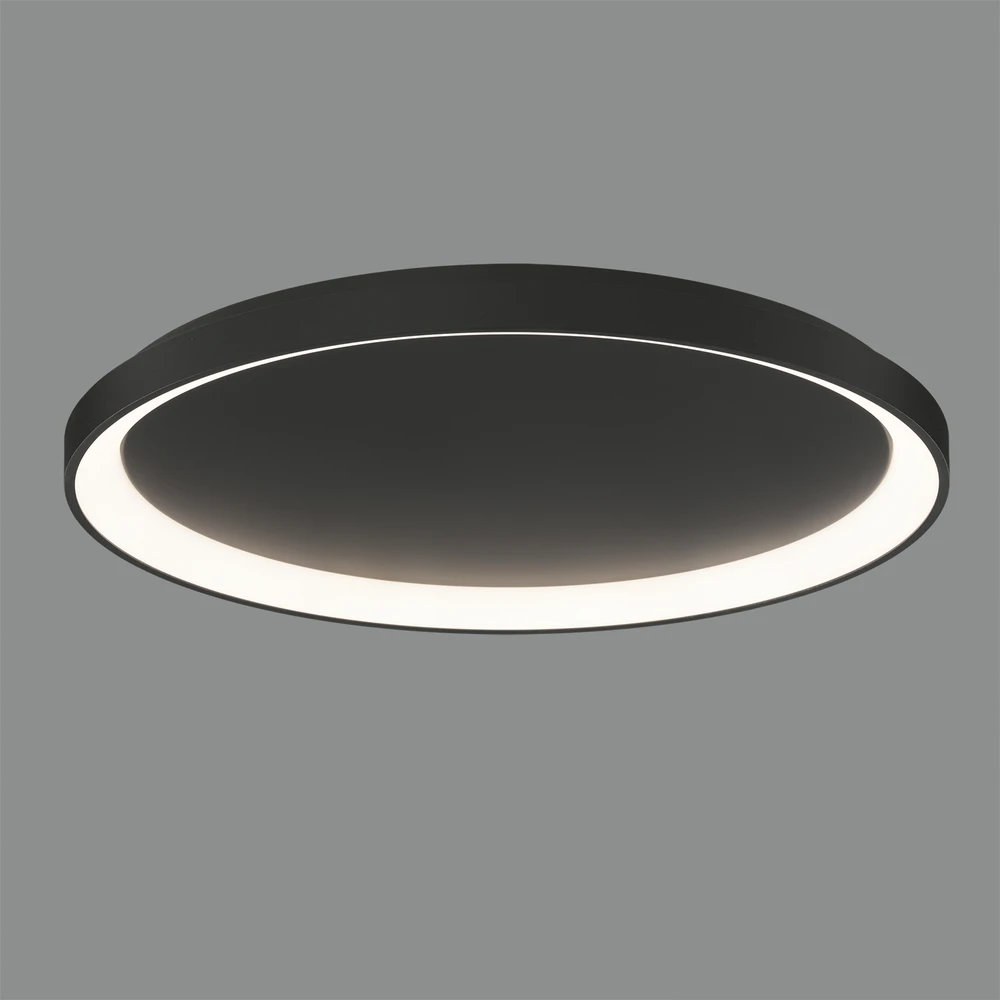 77W LED lubinis šviestuvas GRACE, juodas, 2700/3000/4000K, dimeriuojamas, P3848372NDT