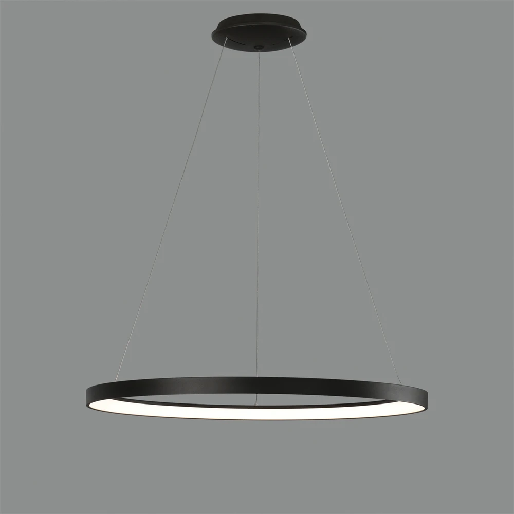 77W LED pakabinamas šviestuvas GRACE, juodas, 2700/3000/4000K, dimeriuojamas, C3848372NDT