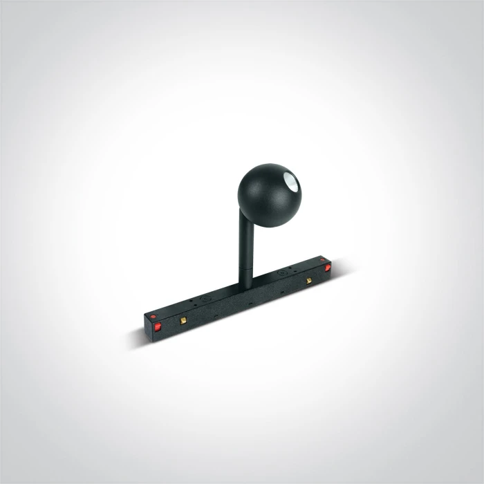 7W akcentinis šviestuvas į magnetines sistemas, juodas, 3000K, 42134/B/W