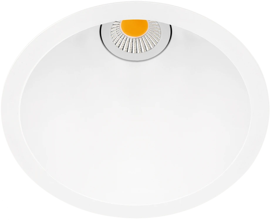 7W įleidžiamas šviestuvas SWAP, matinės baltos sp., 3000K, 46°, IP65, CRI97, su maitinimo šaltiniu
