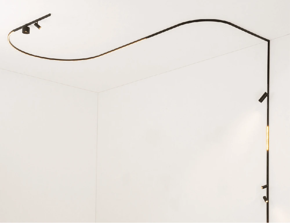 7W LED akcentinis šviestuvas į magnetinę sistemą ZAMBELIS MAGNETIC 6MM, juodas, 3000K, DALI, 25253