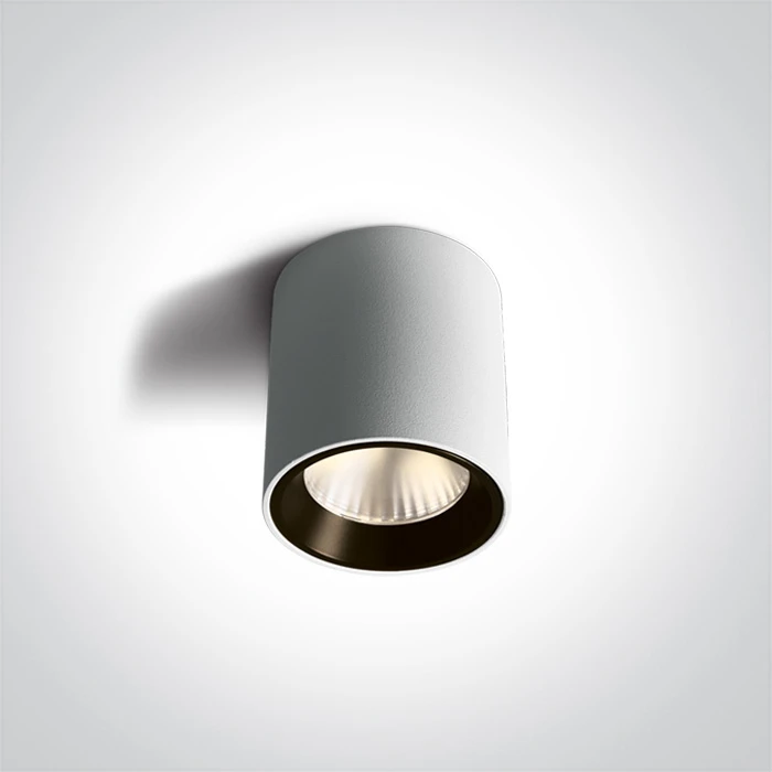 Lubinis šviestuvas 7W LED cilindro formos šviestuvas, baltas, 3000K, 12107K/W/W